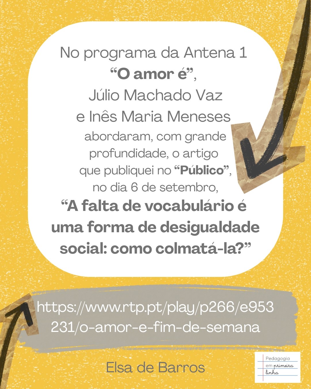 A falta de vocabulário é uma forma de desigualdade social: como colmatá-la?